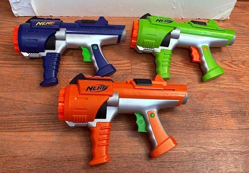 Lot nerf dart tag gun - nerf,